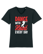 Dance with heart every day Tricou mânecă scurtă guler V Bărbat Presenter