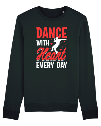 Dance with heart every day Black