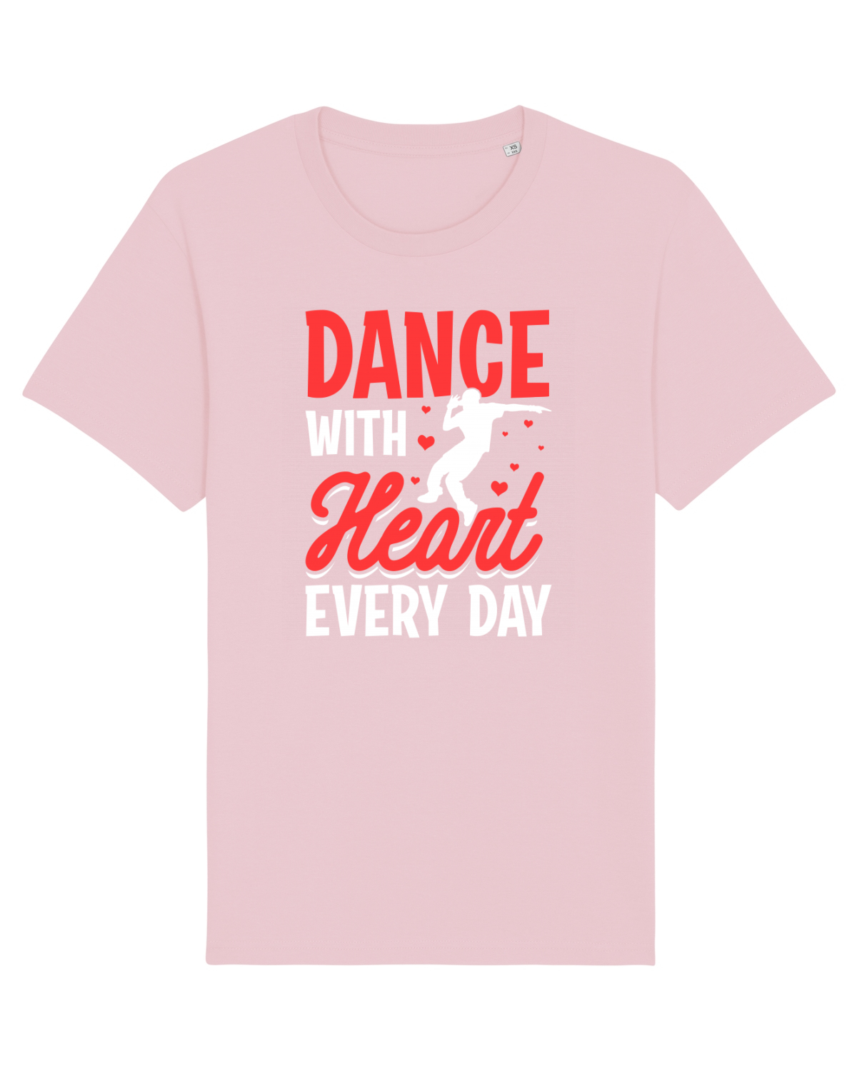 Tricou mânecă scurtă Unisex Rocker Cotton Pink