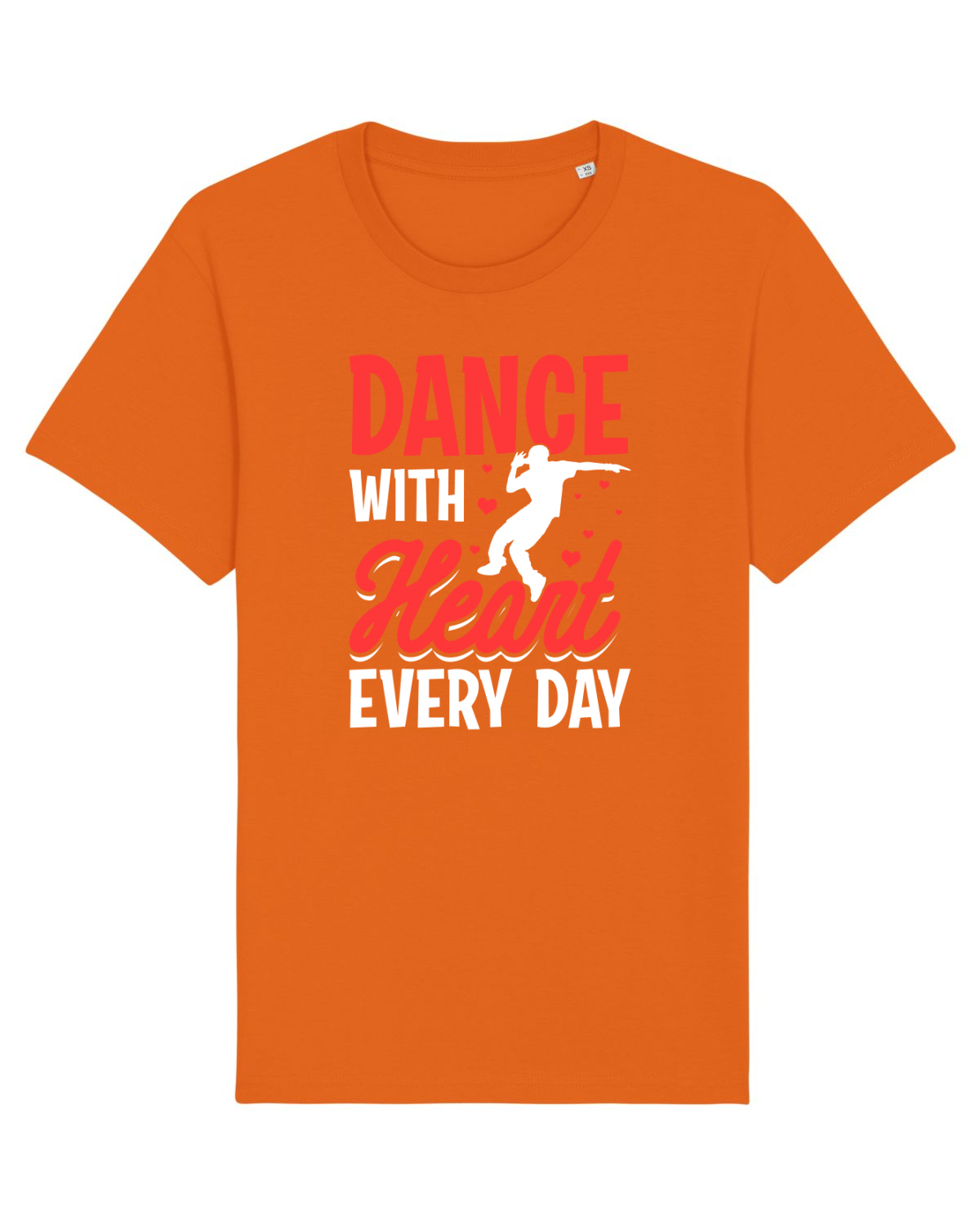 Tricou mânecă scurtă Unisex Rocker Bright Orange