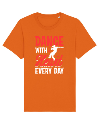 Dance with heart every day Bright Orange