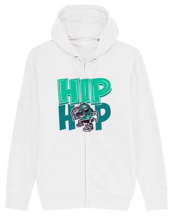 Hip Hop Graffiti White