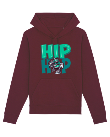 Hip Hop Graffiti Burgundy