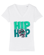 Hip Hop Graffiti Tricou mânecă scurtă guler V Damă Evoker