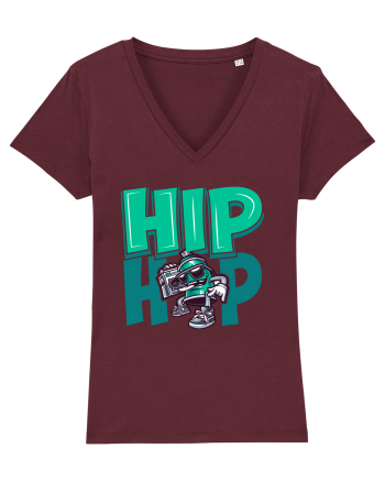 Hip Hop Graffiti Burgundy