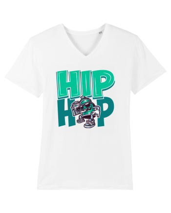 Hip Hop Graffiti White