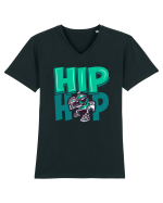 Hip Hop Graffiti Tricou mânecă scurtă guler V Bărbat Presenter