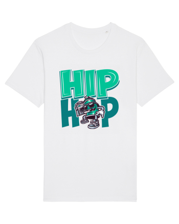 Hip Hop Graffiti White