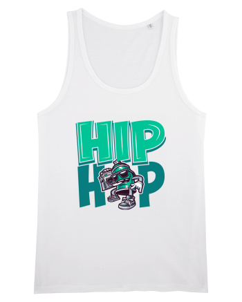 Hip Hop Graffiti White