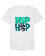 Hip Hop Graffiti Tricou mânecă scurtă guler larg Bărbat Skater