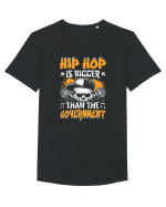 Hiphop is bigger than the government Tricou mânecă scurtă guler larg Bărbat Skater