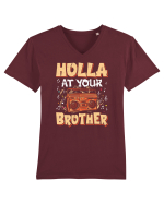 Holla at your brother Tricou mânecă scurtă guler V Bărbat Presenter