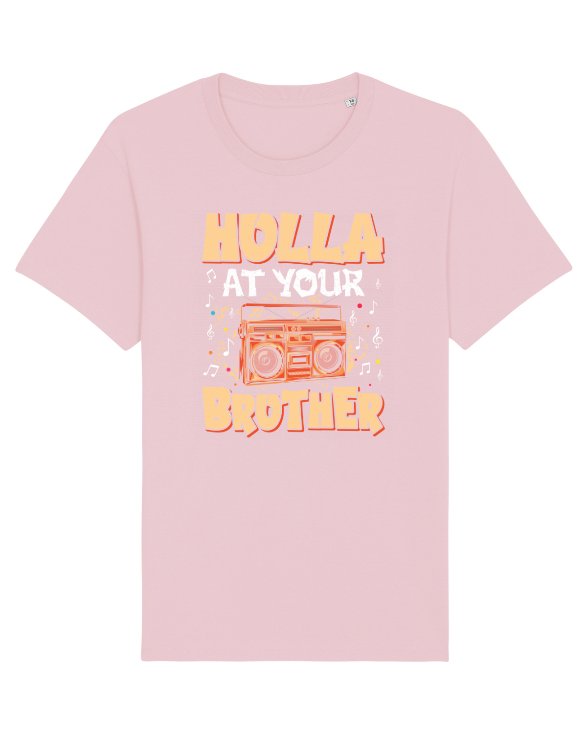 Tricou mânecă scurtă Unisex Rocker Cotton Pink