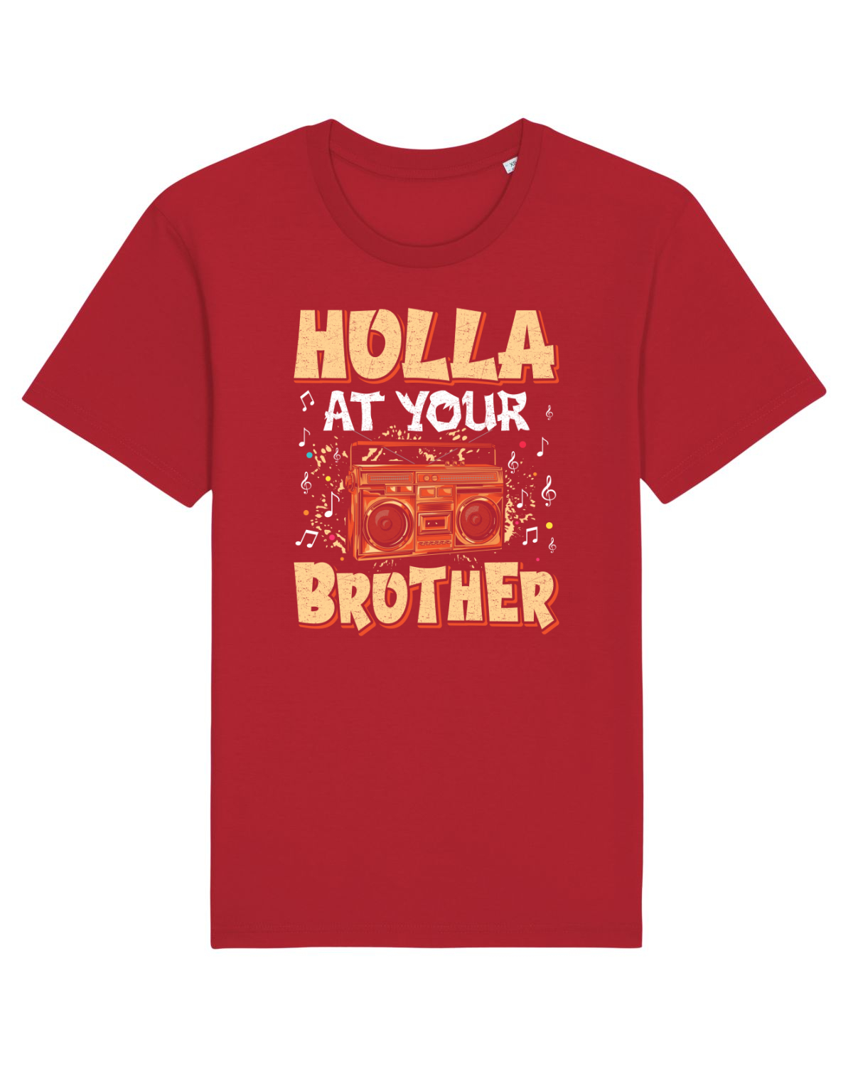 Tricou mânecă scurtă Unisex Rocker Red