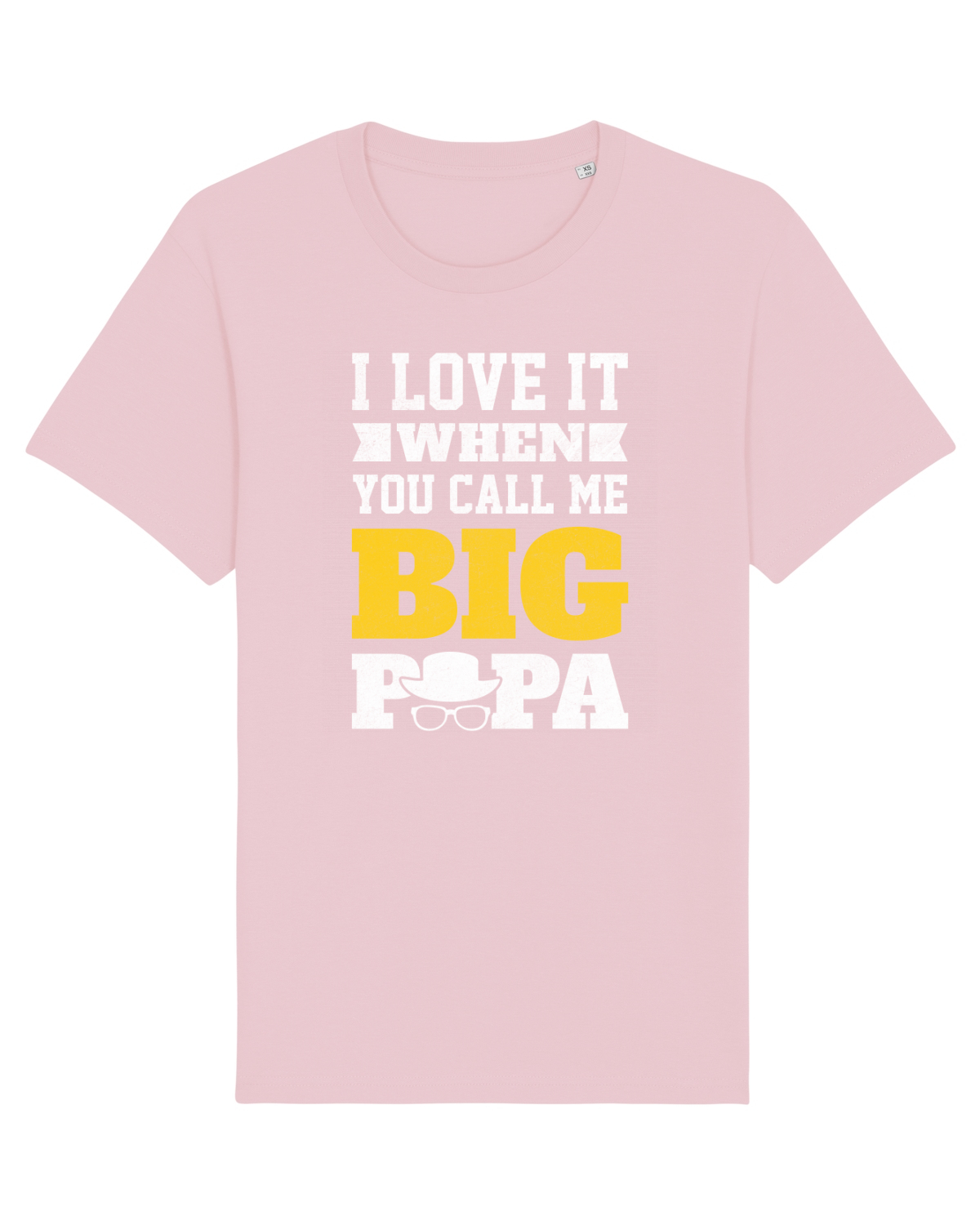 Tricou mânecă scurtă Unisex Rocker Cotton Pink