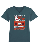 I Said a Hip hop The Hippity To the Hop Hip Hop Tricou mânecă scurtă guler V Bărbat Presenter