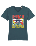 Keepin' it mixtape old school Tricou mânecă scurtă guler V Bărbat Presenter