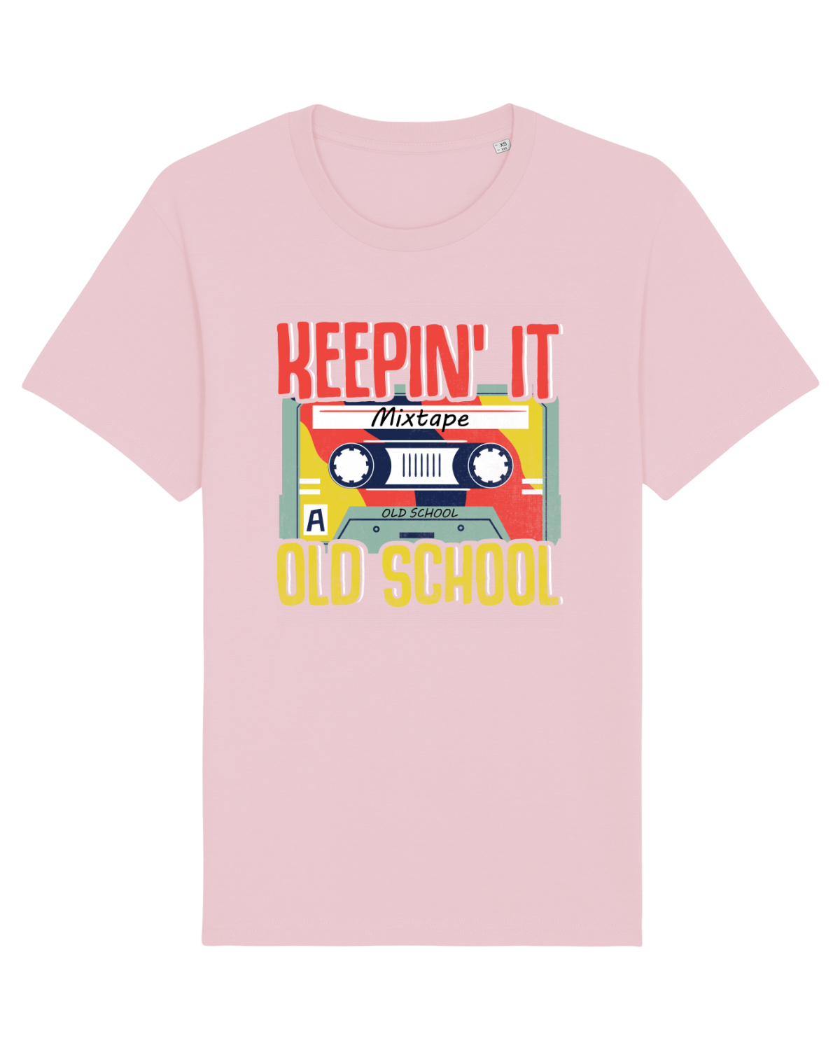 Tricou mânecă scurtă Unisex Rocker Cotton Pink