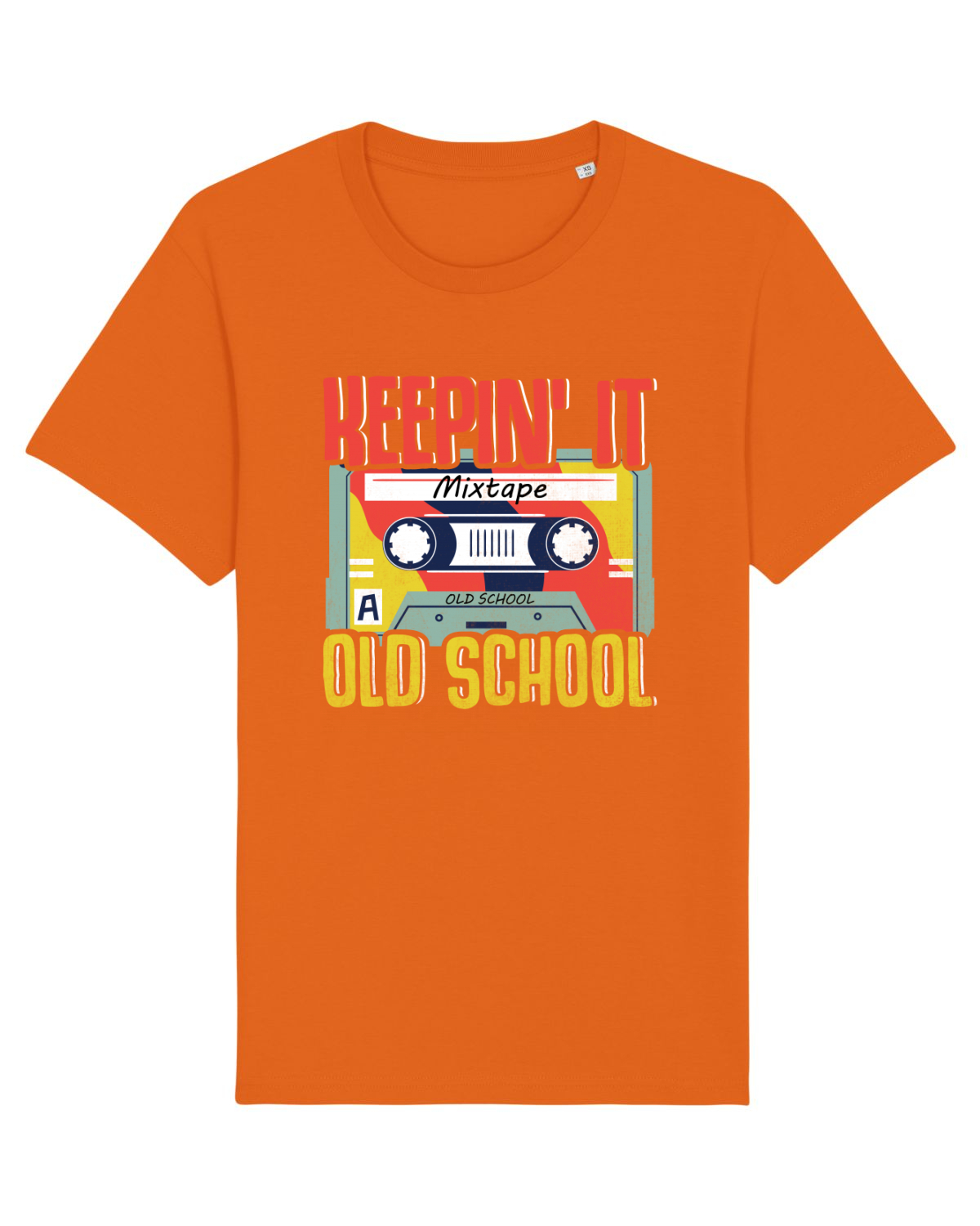 Tricou mânecă scurtă Unisex Rocker Bright Orange