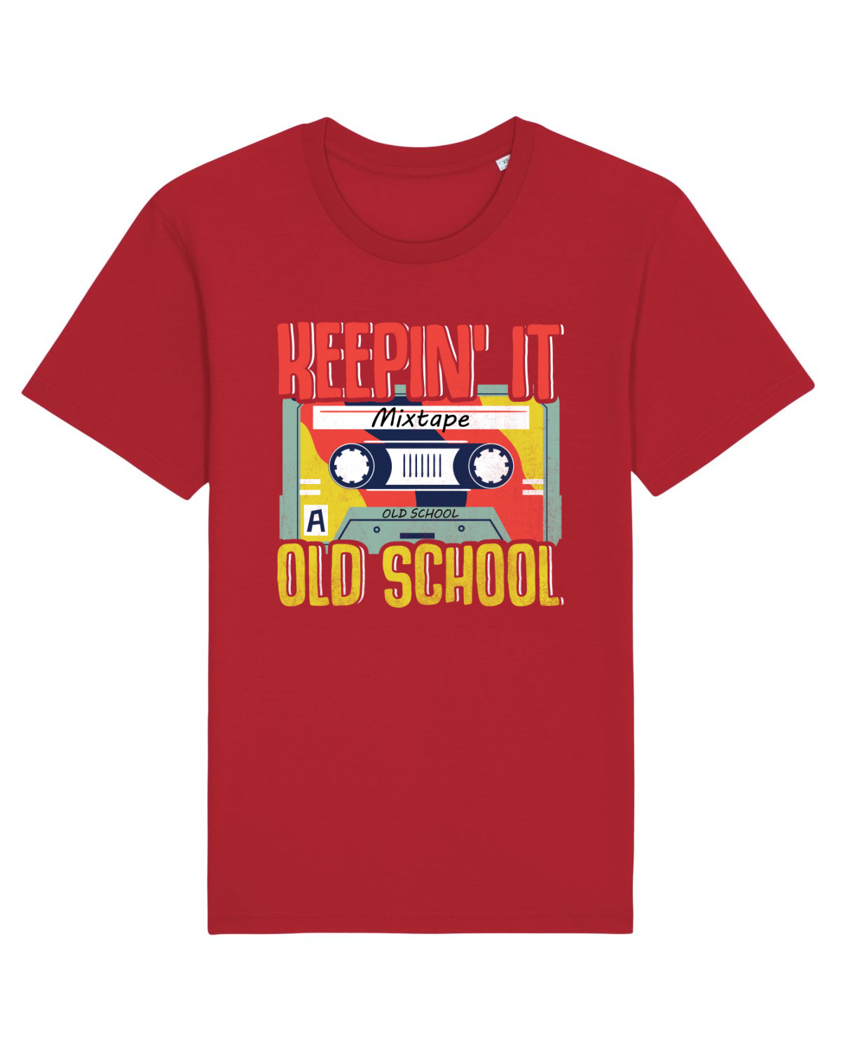 Tricou mânecă scurtă Unisex Rocker Red