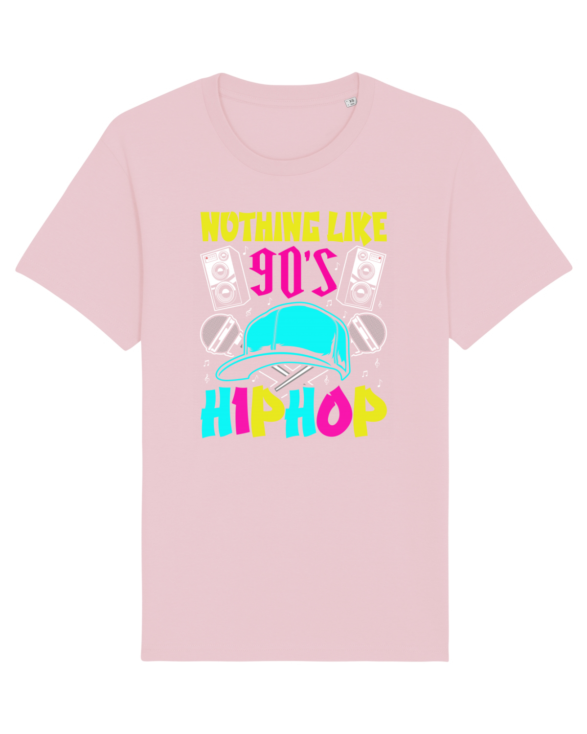 Tricou mânecă scurtă Unisex Rocker Cotton Pink