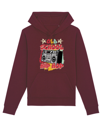 Old School Hip Hop Burgundy