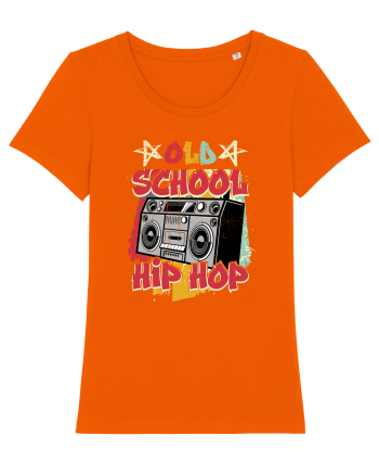Old School Hip Hop Bright Orange