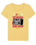 Old School Hip Hop Tricou mânecă scurtă guler larg fitted Damă Expresser