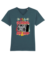 Old School Hip Hop Tricou mânecă scurtă guler V Bărbat Presenter