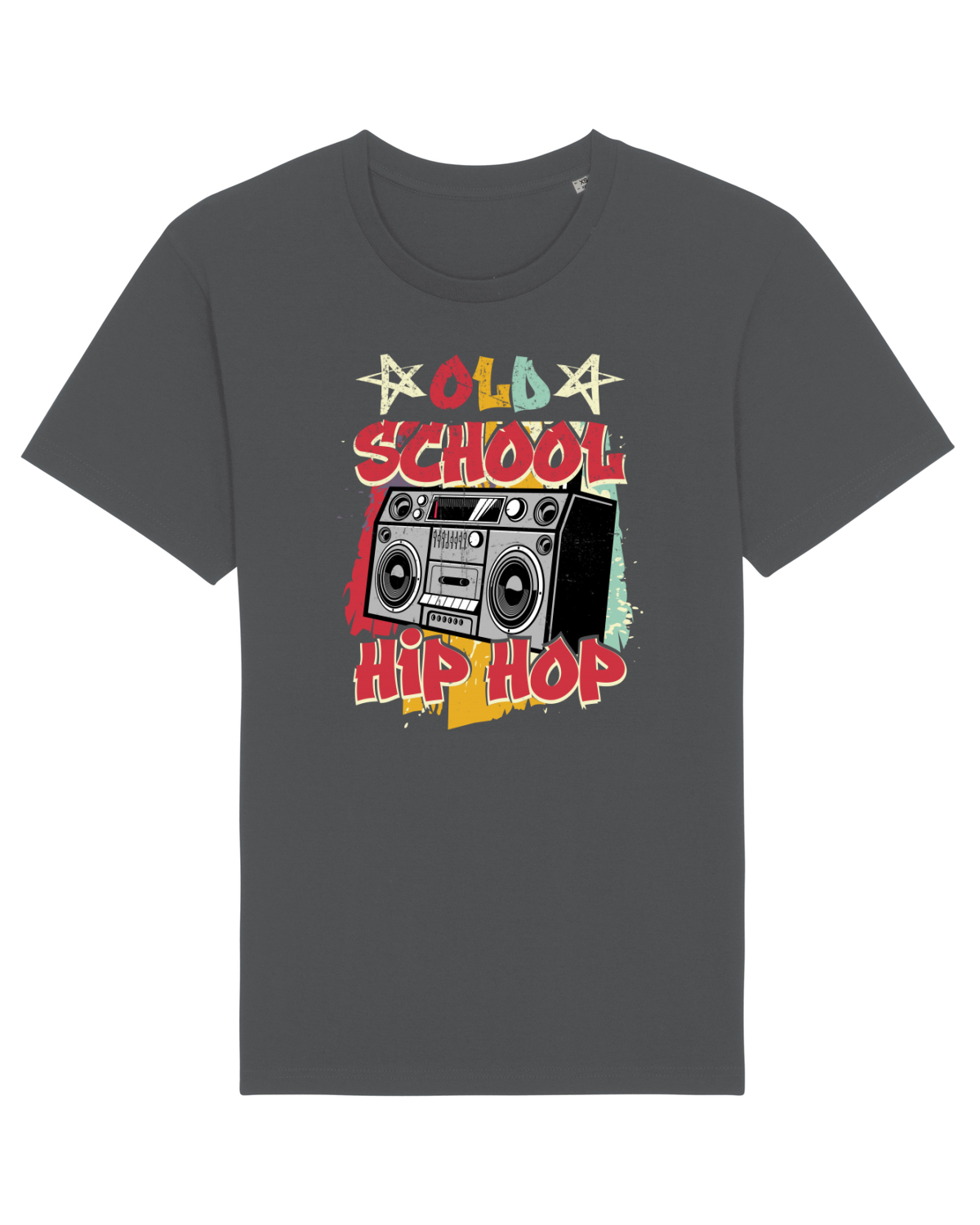 Tricou mânecă scurtă Unisex Rocker Anthracite