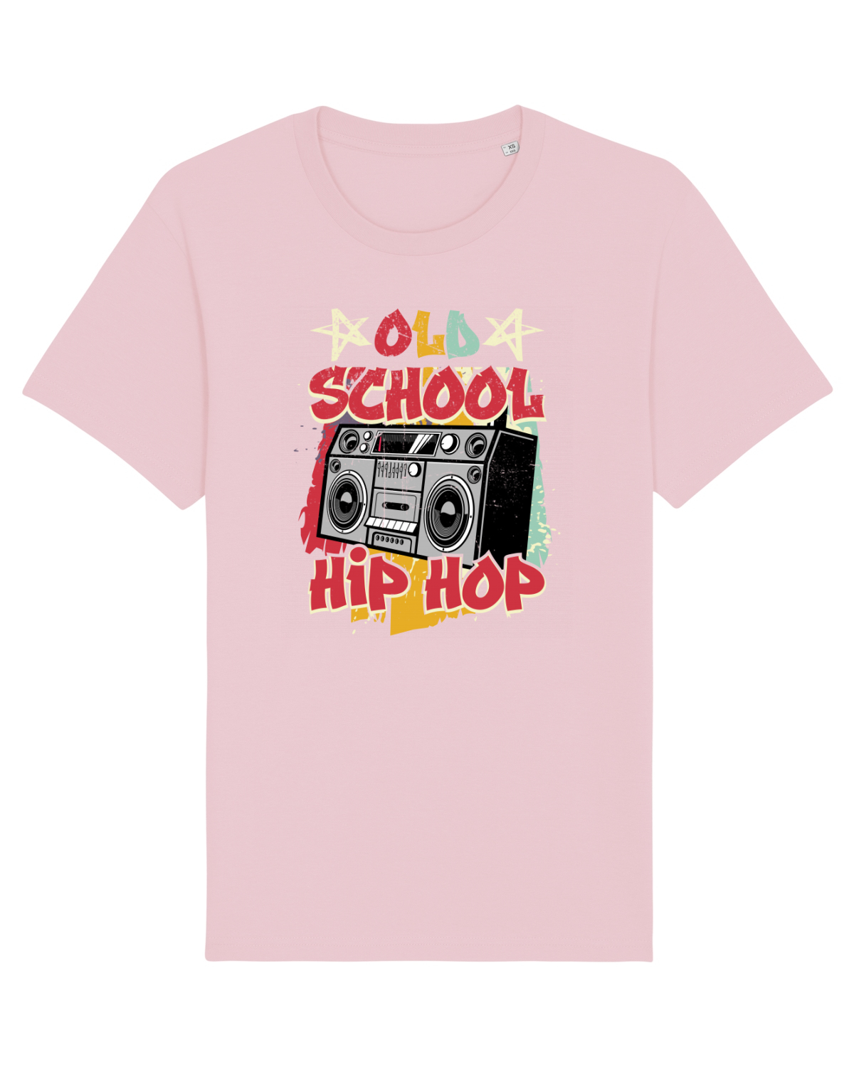 Tricou mânecă scurtă Unisex Rocker Cotton Pink