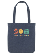 Peace Love Hip Hop Sacoșă textilă
