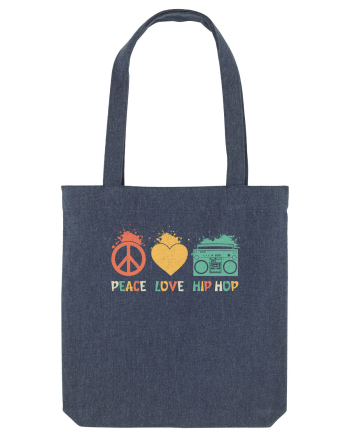 Peace Love Hip Hop Midnight Blue