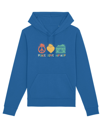 Peace Love Hip Hop Royal Blue