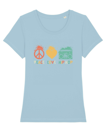 Peace Love Hip Hop Sky Blue