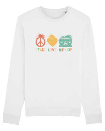 Peace Love Hip Hop White