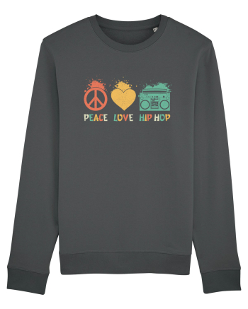 Peace Love Hip Hop Anthracite