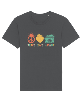 Peace Love Hip Hop Anthracite
