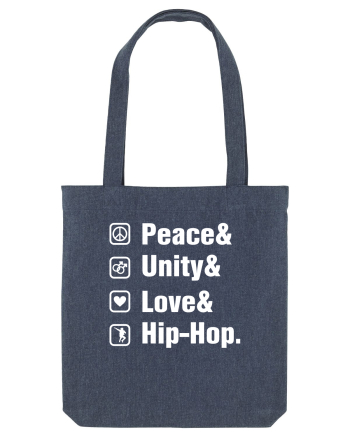 Peace Unity Love Hip Hop Midnight Blue