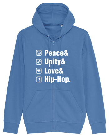 Peace Unity Love Hip Hop Bright Blue