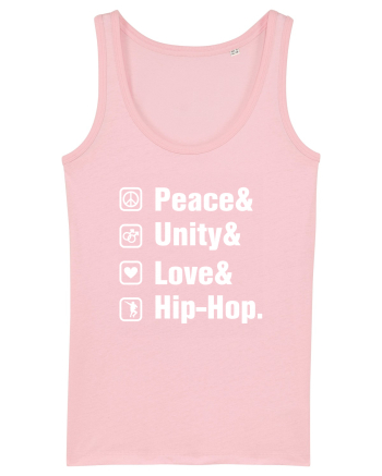 Peace Unity Love Hip Hop Cotton Pink