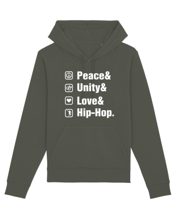 Peace Unity Love Hip Hop Khaki