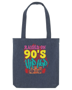 Raised On 90's Hip Hop Sacoșă textilă