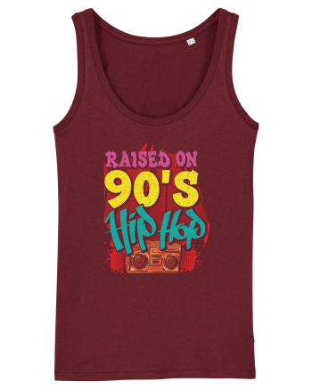 Raised On 90's Hip Hop Burgundy