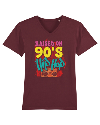 Raised On 90's Hip Hop Burgundy