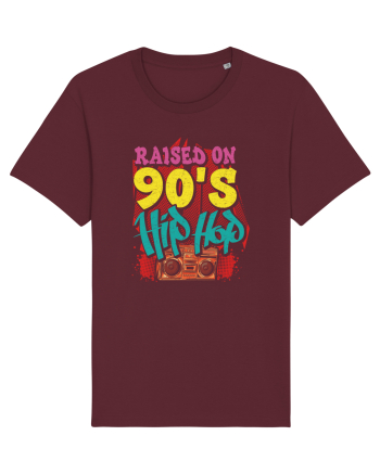 Raised On 90's Hip Hop Burgundy