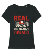 Real Recognize Real Tricou mânecă scurtă guler larg fitted Damă Expresser