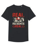 Real Recognize Real Tricou mânecă scurtă guler larg Bărbat Skater