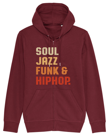 Soul Jazz Funk and Hip Hop Burgundy