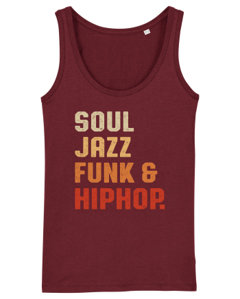 Soul Jazz Funk and Hip Hop Burgundy